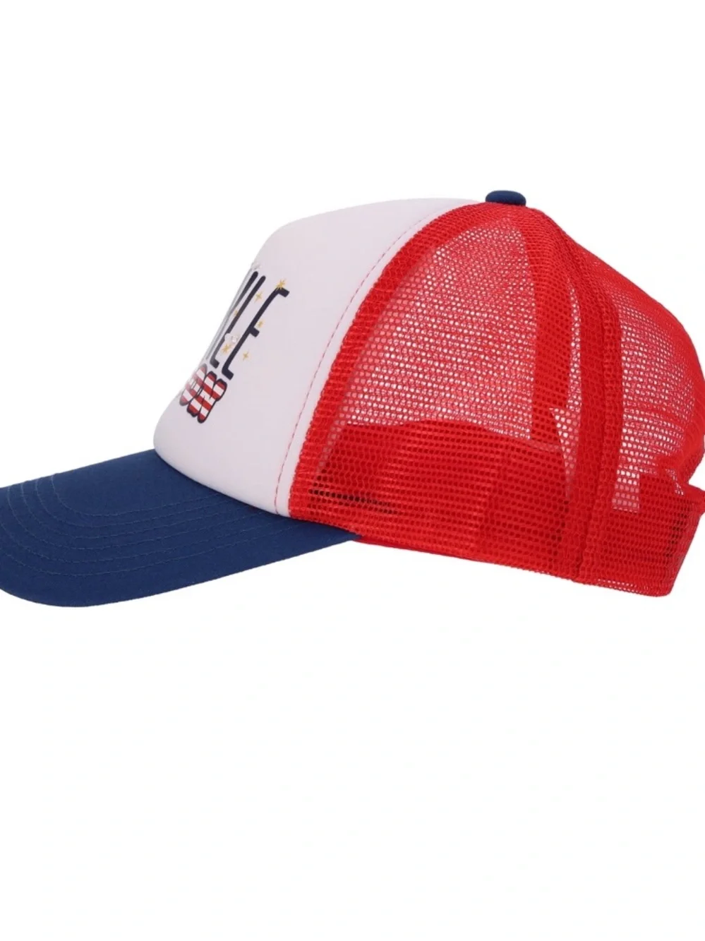 Sparkle Season Trucker Hat - Red White Blue